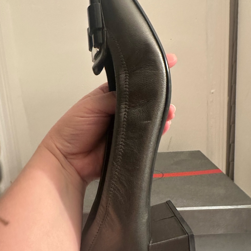 Women’s Prada Metallic Black Loafers - Picture 7 of 16